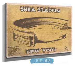 Cutler West Shea Stadium New York Giants NFL Vintage Football Print