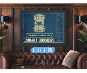 Cutler West Simon Skjodt Assembly Hall Indiana Hoosiers NCAA Vintage Print