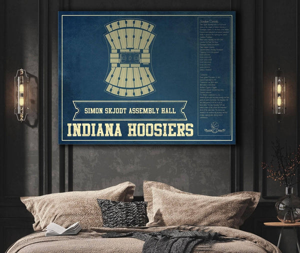 Cutler West Simon Skjodt Assembly Hall Indiana Hoosiers NCAA Vintage Print
