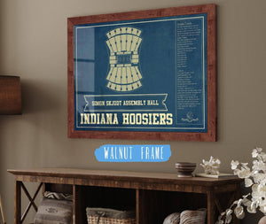 Cutler West Simon Skjodt Assembly Hall Indiana Hoosiers NCAA Vintage Print