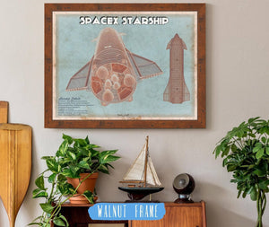 Cutler West SpaceX Starship Vintage Space Exploration Print