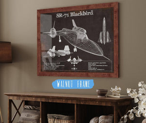 Cutler West SR-71 Blackbird Black Version - Aircraft Original Military Wall Art