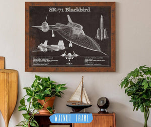 Cutler West SR-71 Blackbird Black Version - Aircraft Original Military Wall Art