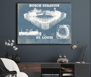 Cutler West St. Louis Cardinals Busch Stadium Vintage Baseball Print