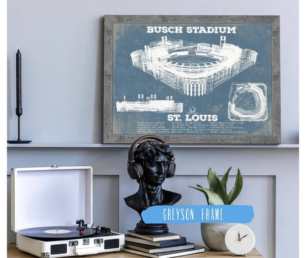 14" x 11" / Greyson Frame Cutler West St. Louis Cardinals Busch Stadium Vintage Baseball Print