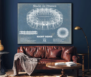 Cutler West Stade de France Vintage Football Stadium Print