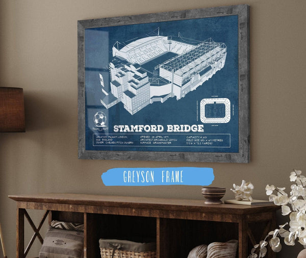 Cutler West Stamford Bridge Chelsea FC European Football Soccer Stadium Print
