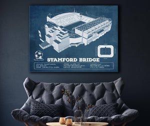 Cutler West Stamford Bridge Chelsea FC European Football Soccer Stadium Print