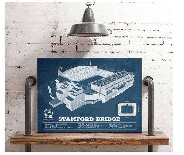 Cutler West Stamford Bridge Chelsea FC European Football Soccer Stadium Print