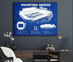 Cutler West Stamford Bridge - Chelsea FC European Football Soccer Stadium Print