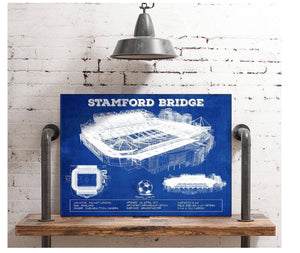 Cutler West Stamford Bridge - Chelsea FC European Football Soccer Stadium Print