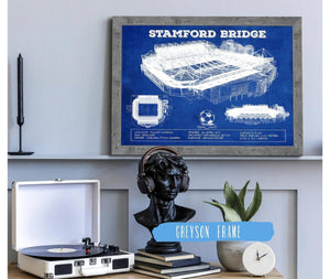 Cutler West Stamford Bridge - Chelsea FC European Football Soccer Stadium Print