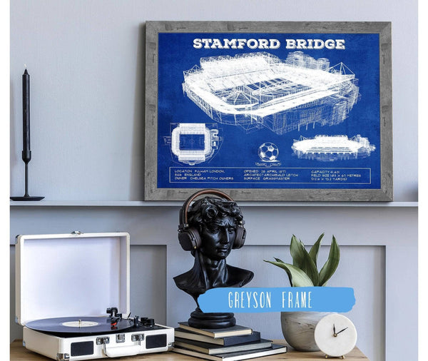 Cutler West Stamford Bridge - Chelsea FC European Football Soccer Stadium Print