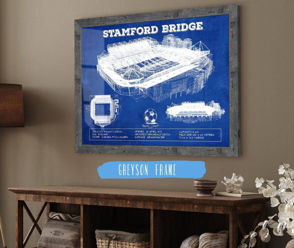 Cutler West Stamford Bridge - Chelsea FC European Football Soccer Stadium Print