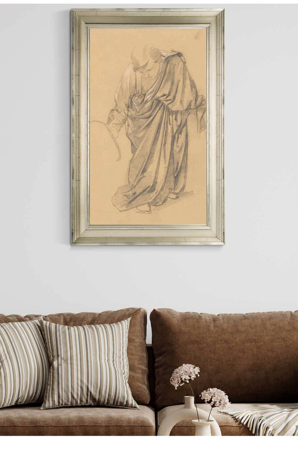 Cutler West Study of the Figure of St John to the Painting Entombment by Jozef Simmler
