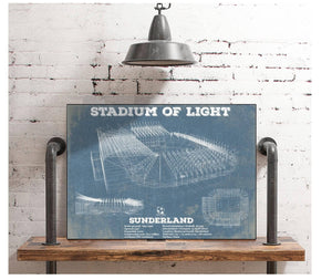 Cutler West Sunderland AFC Stadium Of Light Soccer Print