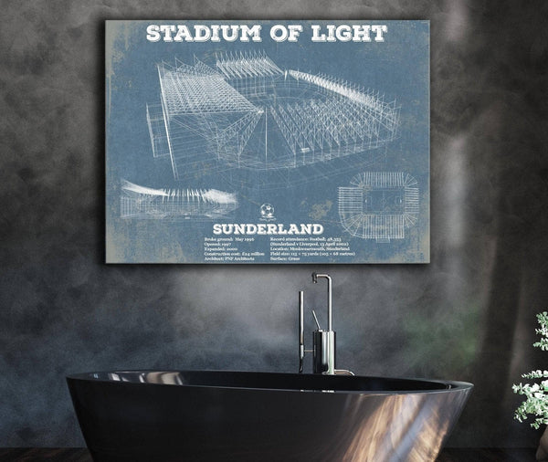 Cutler West Sunderland AFC Stadium Of Light Soccer Print