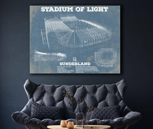 Cutler West Sunderland AFC Stadium Of Light Soccer Print