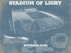 14" x 11" / Unframed Cutler West Sunderland AFC Stadium Of Light Soccer Print