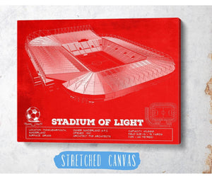 Cutler West Sunderland AFC Stadium Of Light Soccer Team Color Print
