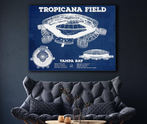 Cutler West Tampa Bay Rays Tropicana Field Vintage Wall Art