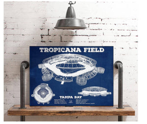 Cutler West Tampa Bay Rays Tropicana Field Vintage Wall Art