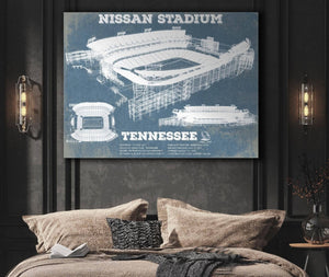Cutler West Tennessee Titans Nissan Stadium - Vintage Football Print 2