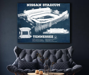 Cutler West Tennessee Titans Nissan Stadium - Vintage Football Print 3