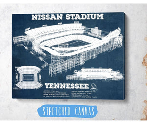 Cutler West Tennessee Titans Nissan Stadium - Vintage Football Print 3