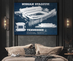 Cutler West Tennessee Titans Nissan Stadium - Vintage Football Print 3