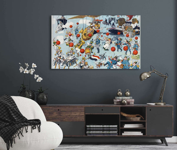 Cutler West The Invasion Of England by Louis Glackens