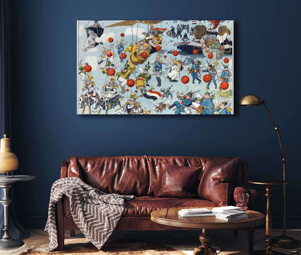 Cutler West The Invasion Of England by Louis Glackens