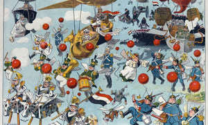 24" x 16" / Unframed Cutler West The Invasion Of England by Louis Glackens