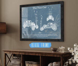 Cutler West The Nux Car (Chevrolet 5 Window Coupe 1934)  Blueprint Vintage Auto Print