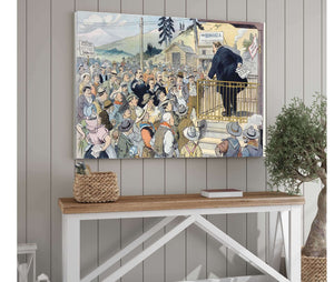 Cutler West The Smile That Wont Come On by Louis Glackens