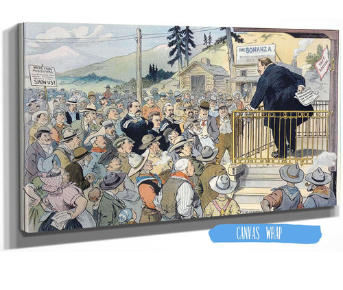 24" x 16" / Stretched Canvas Wrap Cutler West The Smile That Wont Come On by Louis Glackens