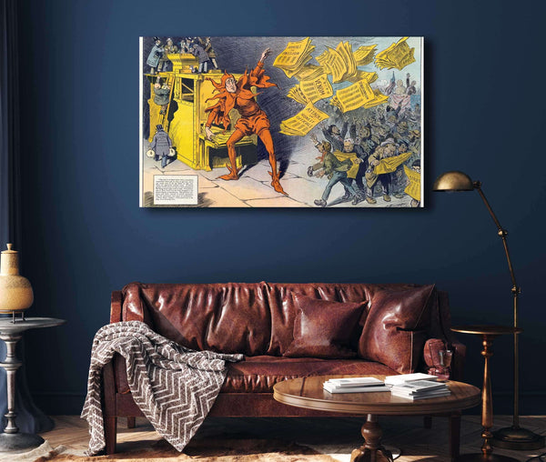 Cutler West The Yellow Press by Louis Glackens