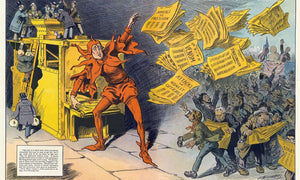 24" x 16" / Unframed Cutler West The Yellow Press by Louis Glackens