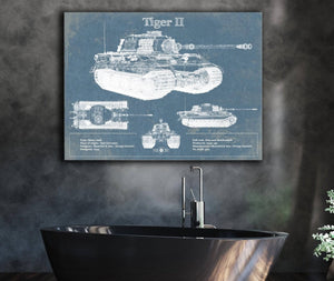 Cutler West Tiger II Vintage German Tank Military Print