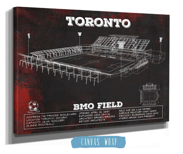 Cutler West Toronto F.C. - BMO Field Vintage MLS Soccer Print 2