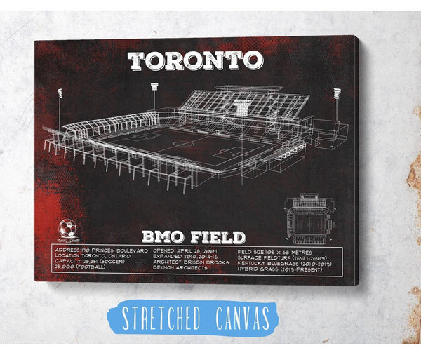Cutler West Toronto F.C. - BMO Field Vintage MLS Soccer Print 2