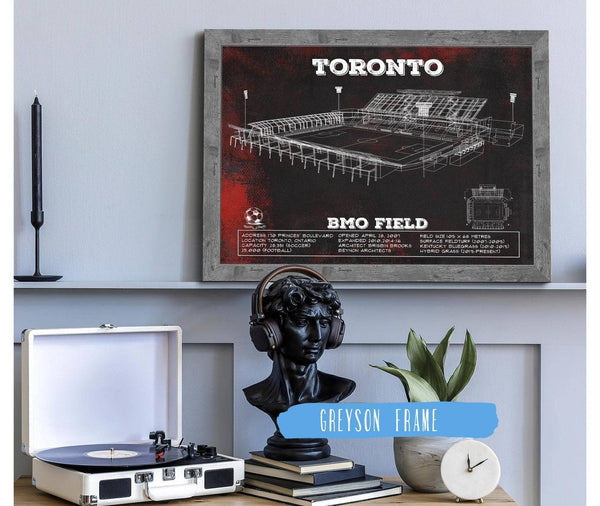 Cutler West Toronto F.C. - BMO Field Vintage MLS Soccer Print 2