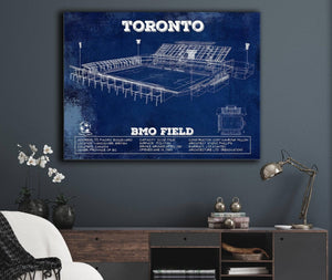 Cutler West Toronto F.C. - BMO Field Vintage MLS Soccer Print