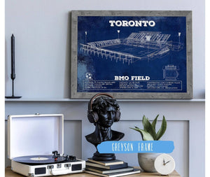Cutler West Toronto F.C. - BMO Field Vintage MLS Soccer Print