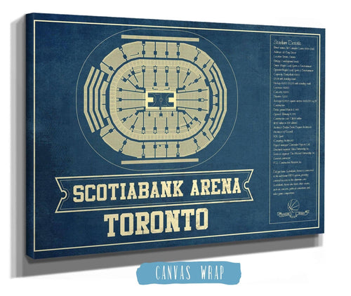 14" x 11" / Stretched Canvas Wrap Cutler West Toronto Raptors 2019 NBA Champions - Scotiabank Arena Vintage Basketball Print