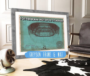 14" x 11" / Greyson Frame & Mat Cutler West Tottenham Hotspur Football Club Soccer Print