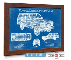 Cutler West Toyota Land Cruiser J60 Blueprint Vintage Auto Print