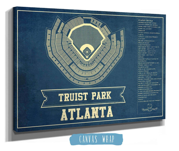 Cutler West Turner Field - Atlanta Braves MLB Vintage Baseball Print