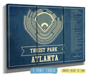Cutler West Turner Field - Atlanta Braves MLB Vintage Baseball Print