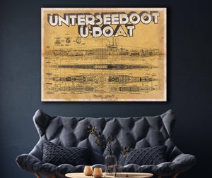 Cutler West U-Boat German Submarine Military Print